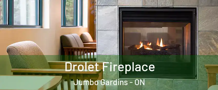 Drolet Fireplace Jumbo Gardins - ON