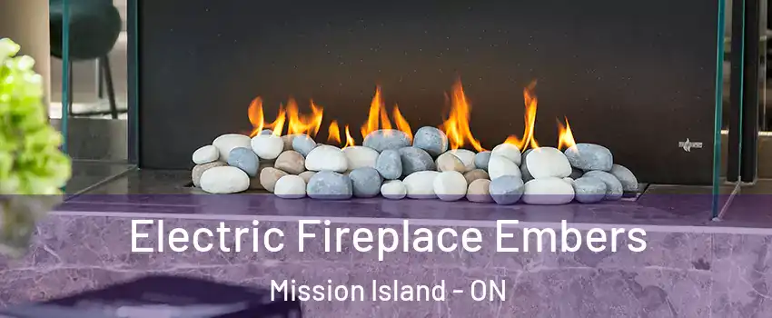  Electric Fireplace Embers Mission Island - ON