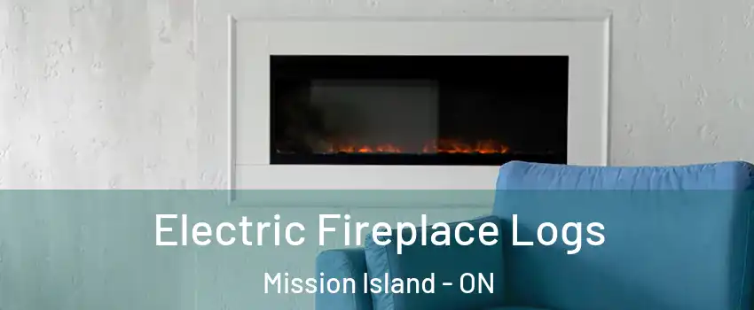  Electric Fireplace Logs Mission Island - ON