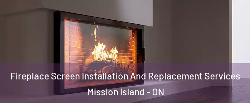 Fireplace Screen Installation And Replacement Services Mission Island - ON
