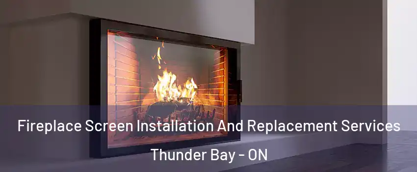 Fireplace Screen Installation And Replacement Services Thunder Bay - ON
