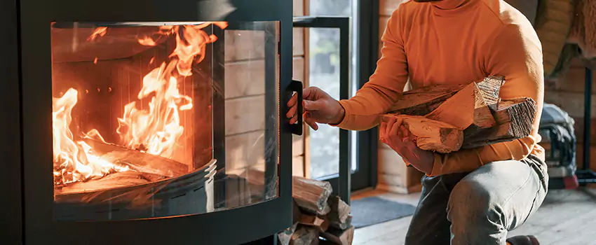 Residential Fireplace Ceramic Glass Installation in Hillcrest Park, ON