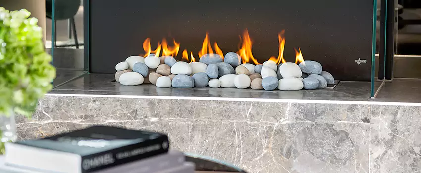 Double-Height Fireplace Design Refurbishment in Hillcrest Park, Ontario