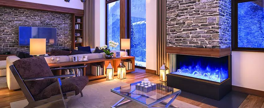 Dynamic Flame Color Fireplace Installation in Current River, ON