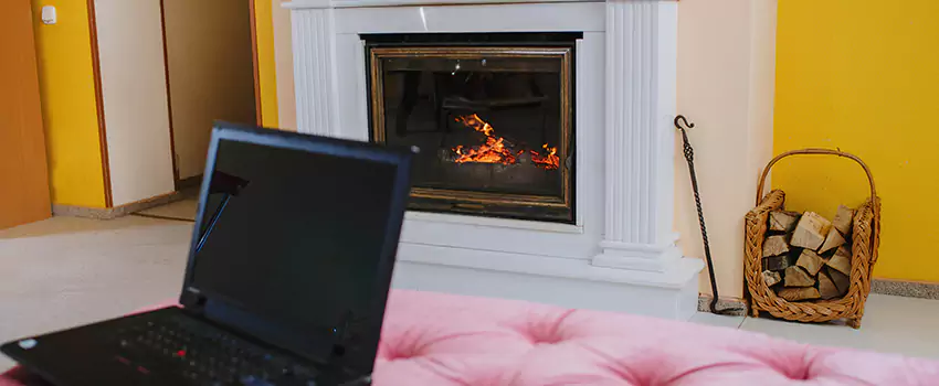 Valor Outdoor Gas Fireplace in Hillcrest Park, Ontario