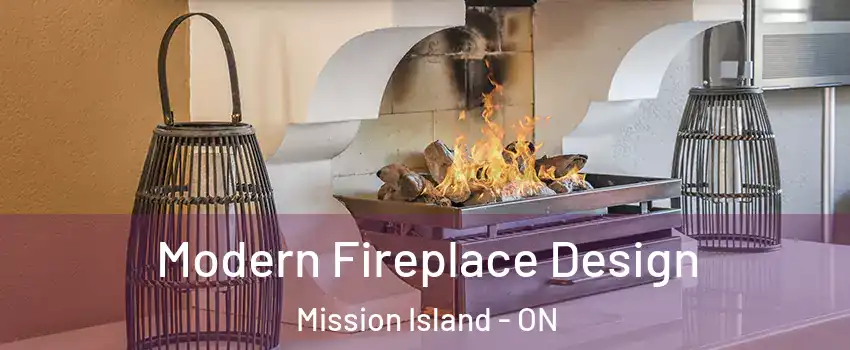  Modern Fireplace Design Mission Island - ON